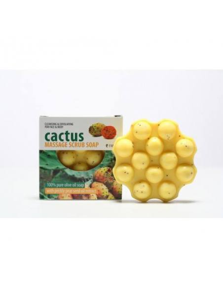 OLIVE SPA Массажное мыло-скраб для тела с семянами кактуса Cactus 100gr