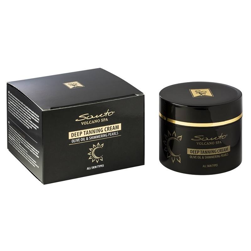 Santo Volcano Spa Κρέμα για Bαθύ Mαύρισμα 100ml Santo Volcano Spa