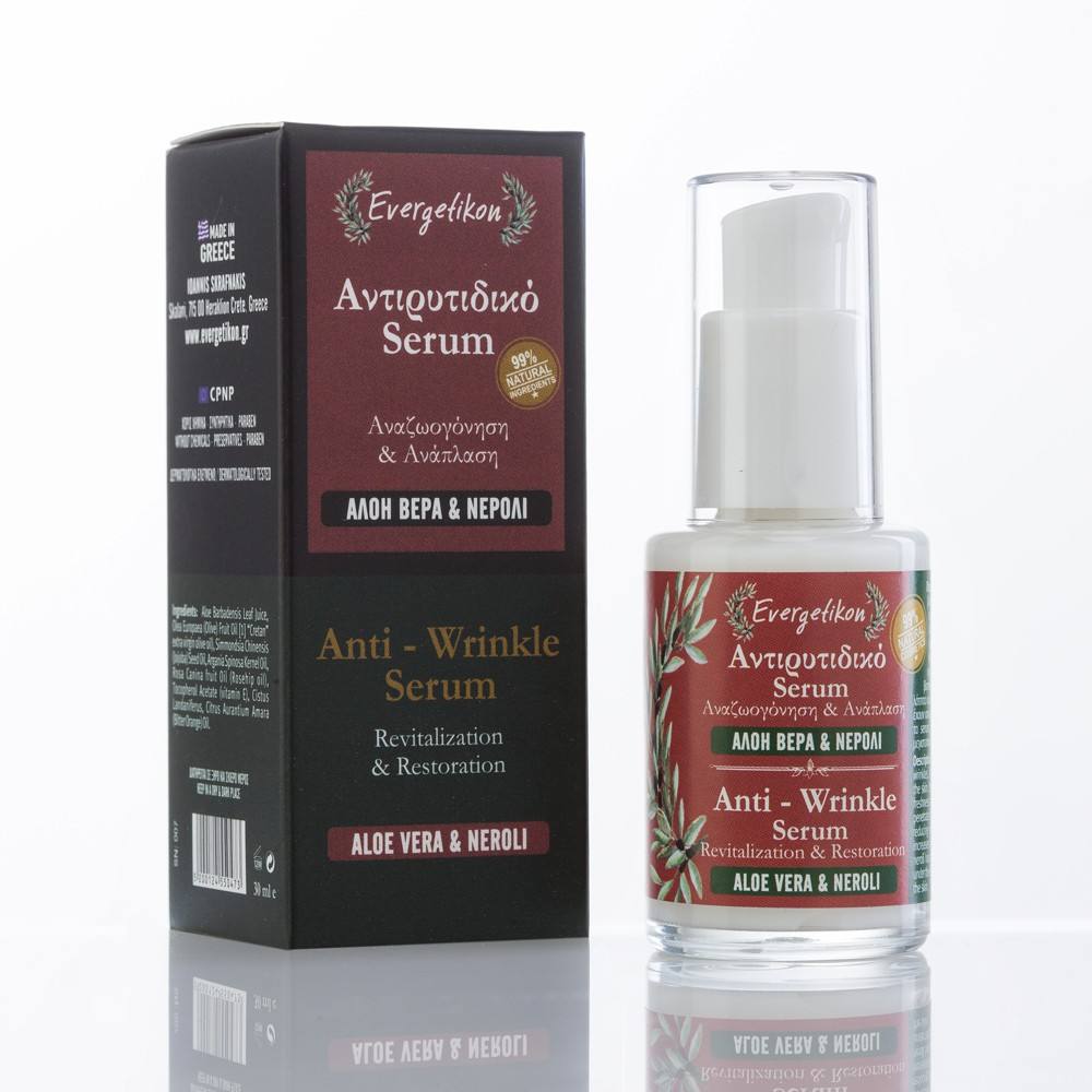 Evergetikon Evergetikon Aντιρυτιδικό Serum με Aλόη βέρα Νερολί