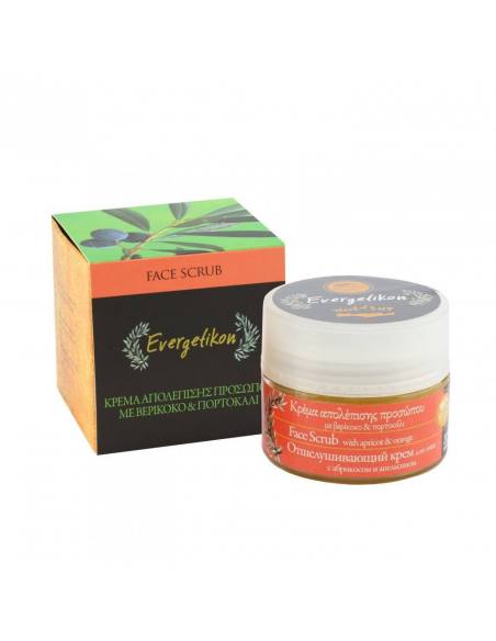 Evergetikon Κρέμα απολέπισης προσώπου με Βερίκοκο & Πορτοκάλι