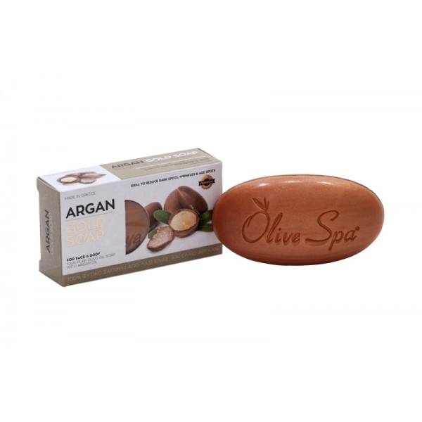 Olive Spa Olive Spa Χρυσό σαπούνι με έλαιο Αργκάν 90gr