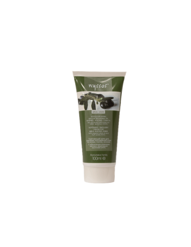 NYSSOS Softening-Emollient  Cream for Heels, Knees, Elbows with Organic Olive Oil and fruit acids 100ml