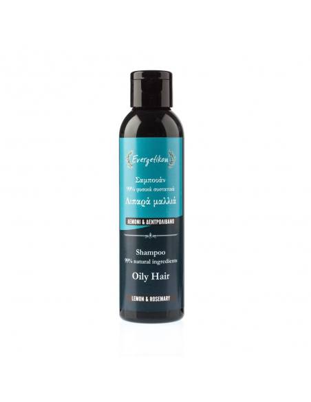 EVERGETIKON Shampoo for Oily Hair with Lemon & Rosemary 150ml
