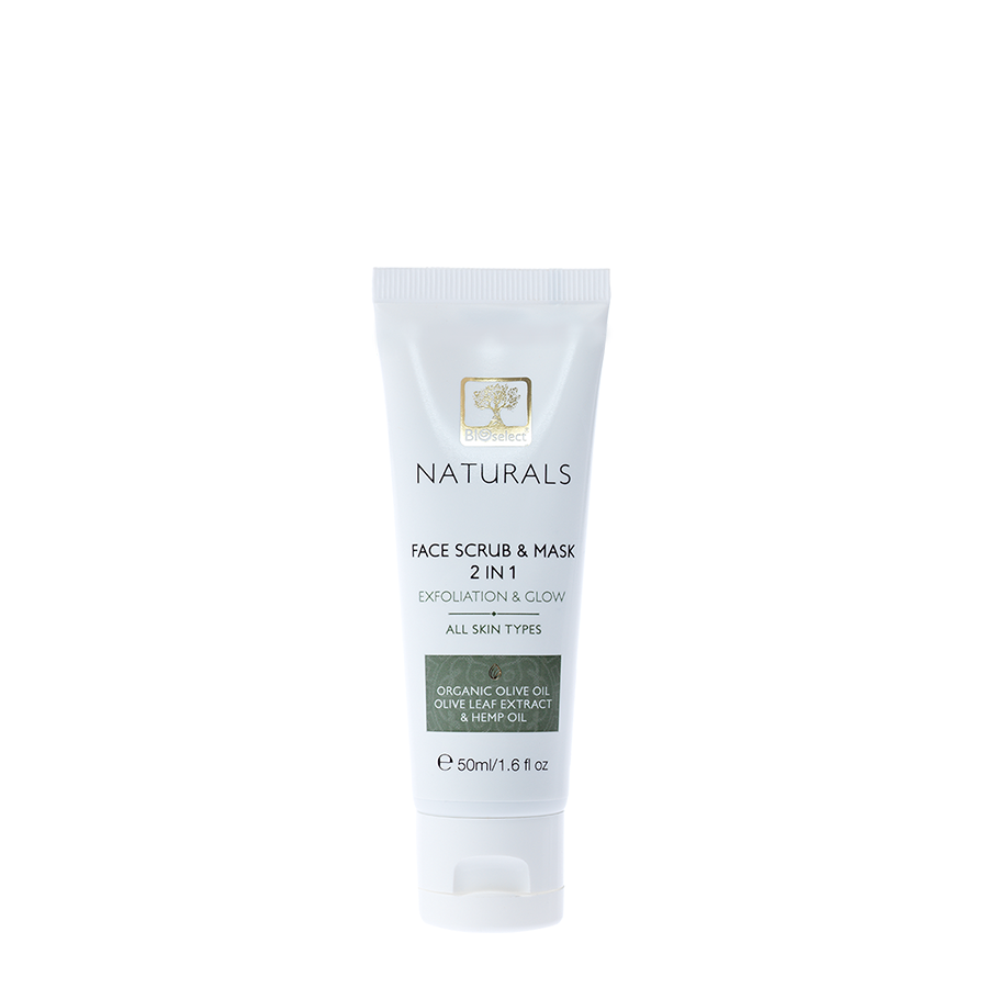 Bioselect Naturals Πήλινγκ Προσώπου & Μάσκα 2 σε 1 50ml Bioselect