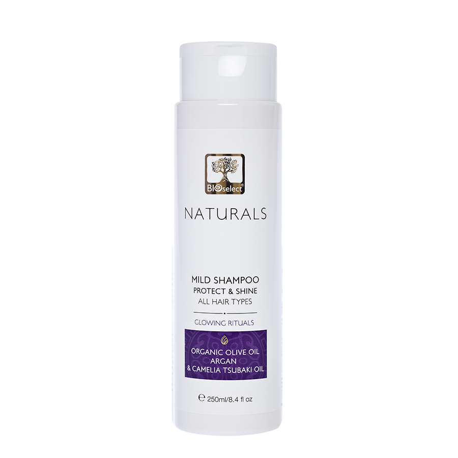 Bioselect Naturals Απαλό Σαμπουάν Προστασία & Λάμψη Glowing Rituals 250ml Bioselect
