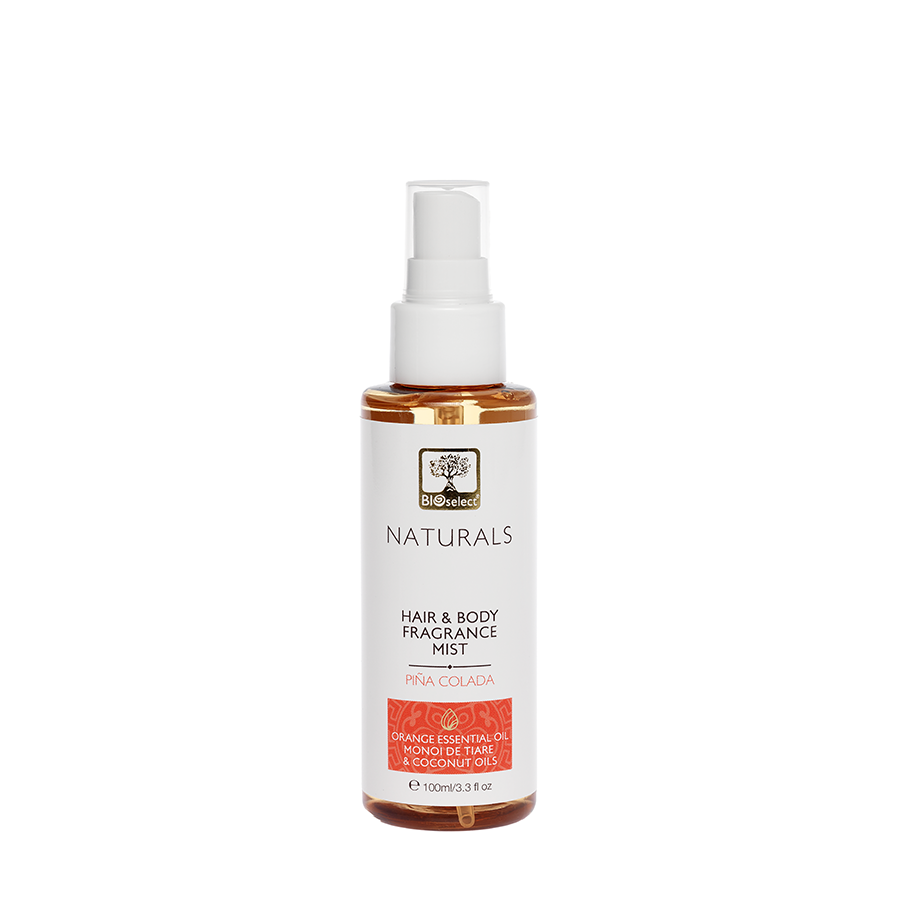 Bioselect Naturals Ελαφρύ Άρωμα για τα Μαλλιά και το Σώμα Piña Colada 100ml Bioselect