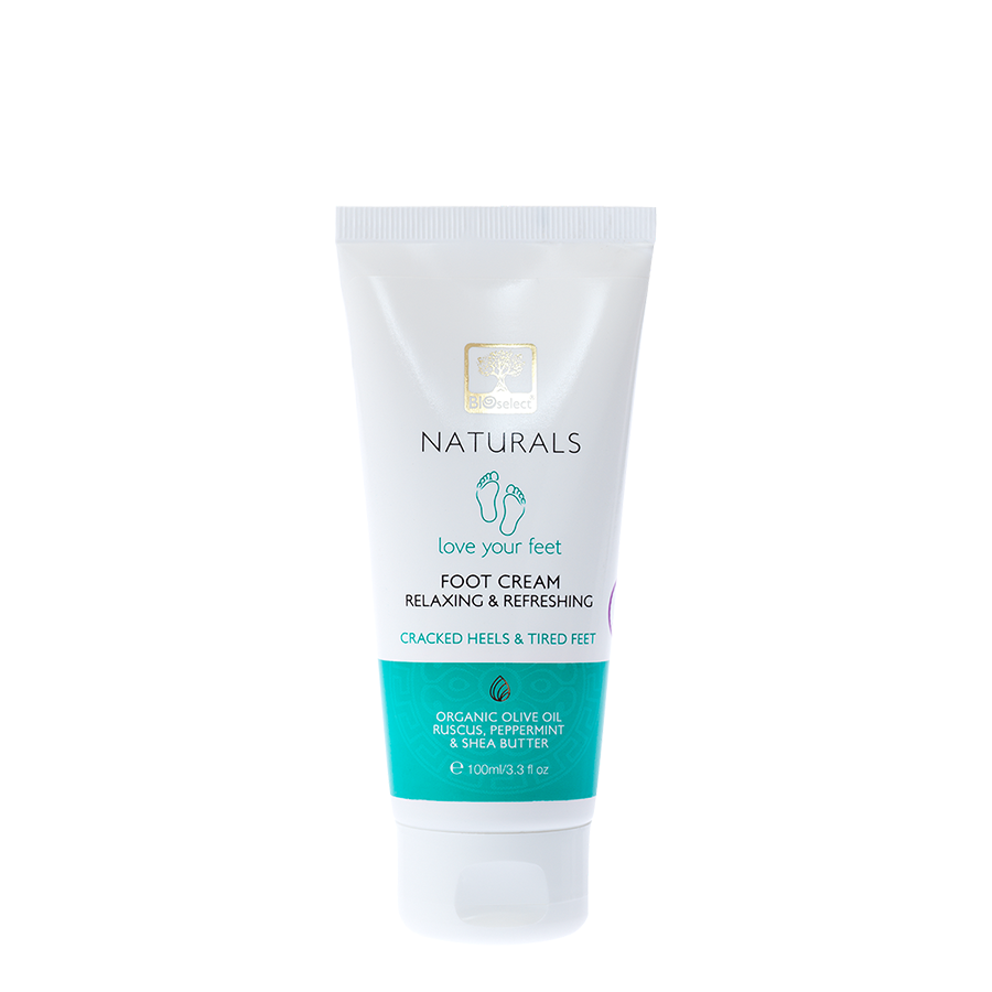 Bioselect Naturals Κρέμα Ποδιών – Χαλαρωτική & Αναζωογονητική 100ml Bioselect