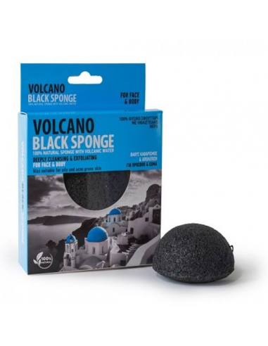 Santo Volcano Spa Volcano Black Sponge - mini 7.5 cm