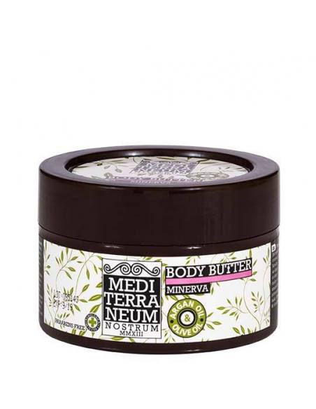 Mediterraneum Nostrum Крем-масло для тела MINERVA с маслом аргании и оливковым маслом 250ml