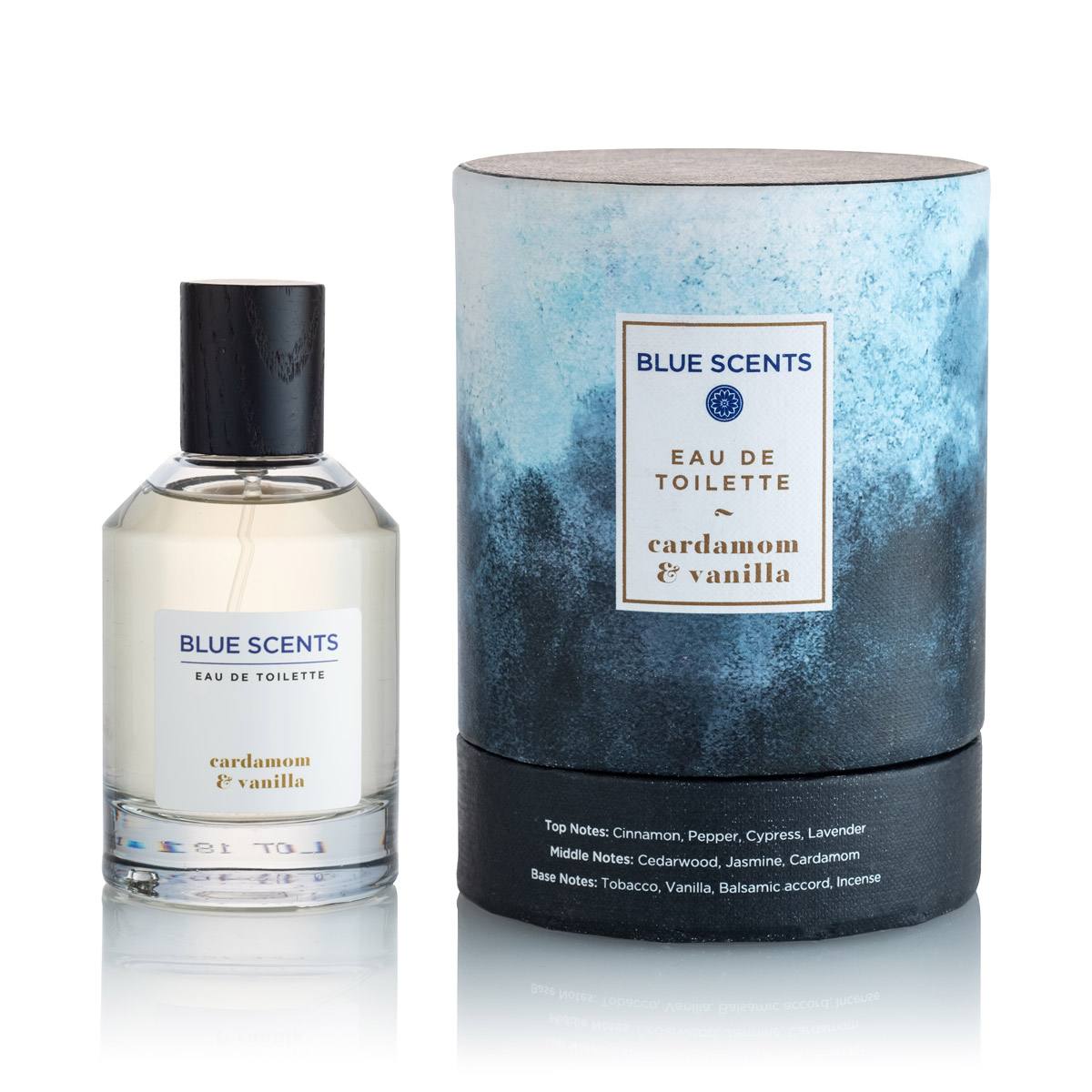 BLUE SCENTS Blue Scents CARDAMOM &amp; VANILLA EAU DE TOILETTE 100ml