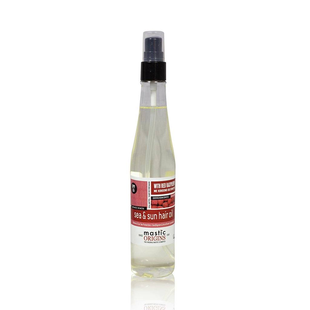 Mastic Origins Λάδι Μαλλιών για Αναδόμηση & Αντηλιακή Προστασία spf15 175ml Mastic Origins
