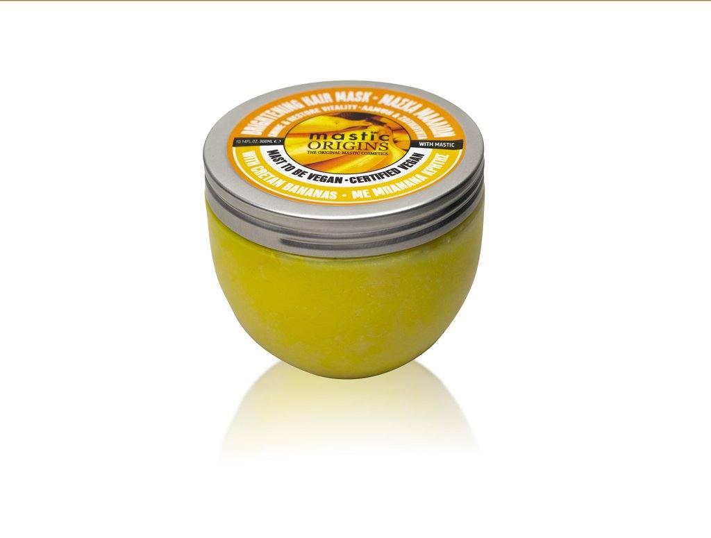 Mastic Origins Μάσκα Mαλλιών Λάμψης με Μπανάνα 300ml Mastic Origins