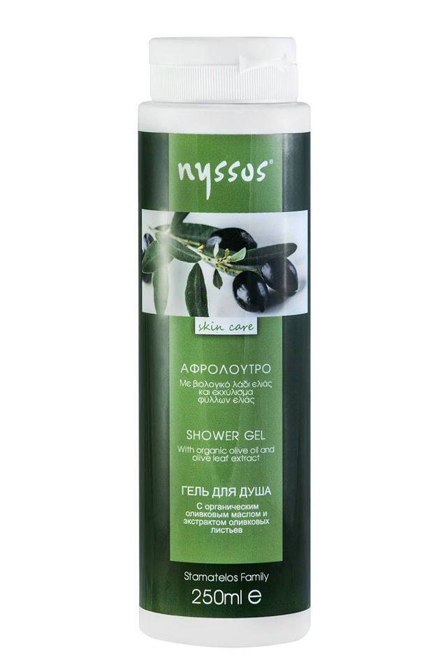 Nyssos Nyssos Αφρόλουτρο με Βιολογικό Λάδι Ελιάς 250ml