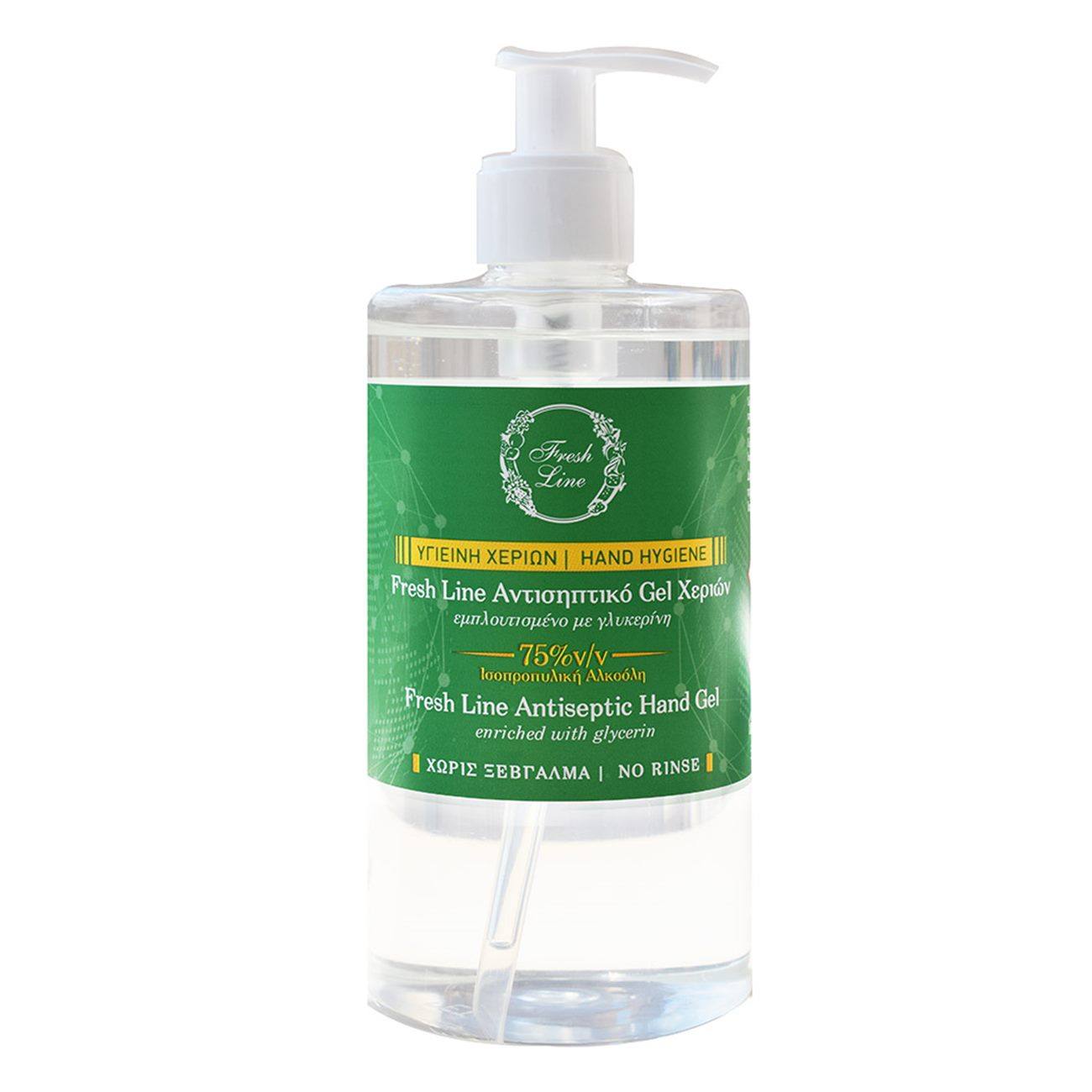 Fresh Line Αντισηπτικό Gel Χεριών 500ml Fresh Line