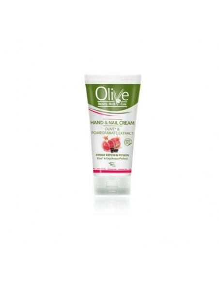 Olive Beauty Medicare Hand & Nail Cream Olive & Pomegranate Extract 100ml