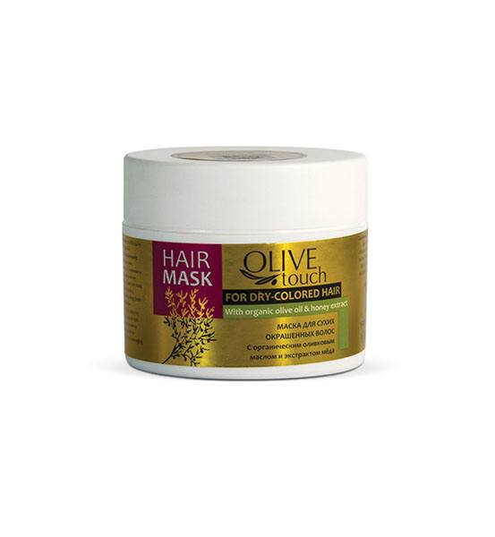 Olive Touch Μάσκα για Ξηρά Βαμμένα Μαλλιά 150ml OLIVE TOUCH