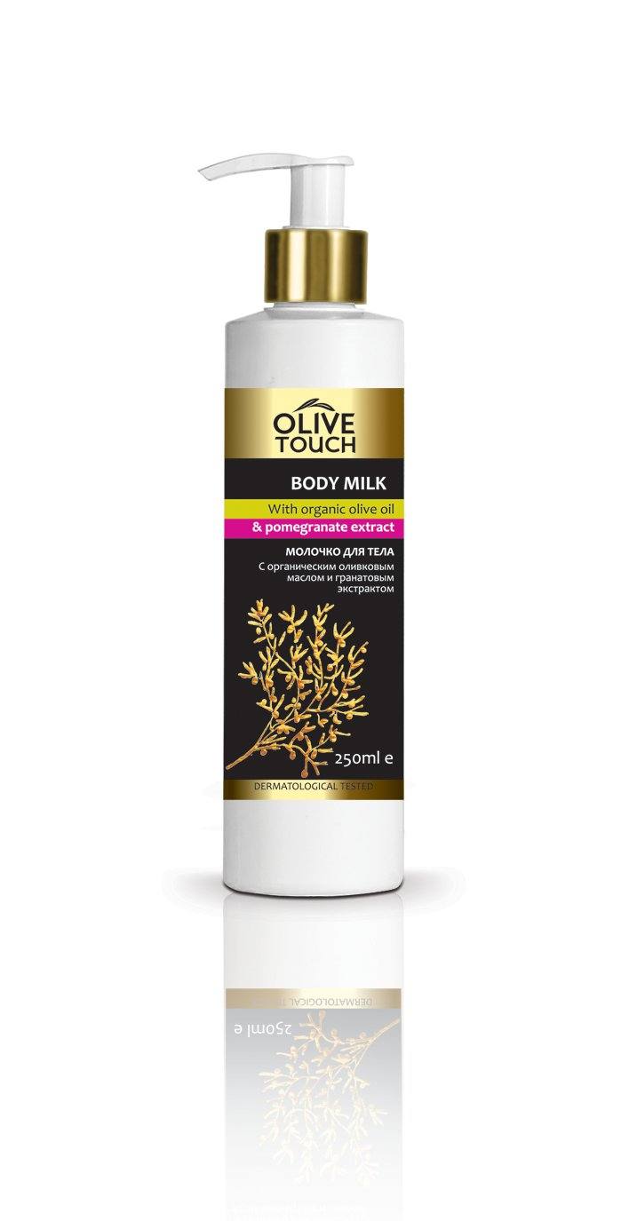 Olive Touch Γαλάκτωμα Σώματος Με Βιολογικό Λάδι Ελιάς & Εκχύλισμα Ροδιού 250ml OLIVE TOUCH