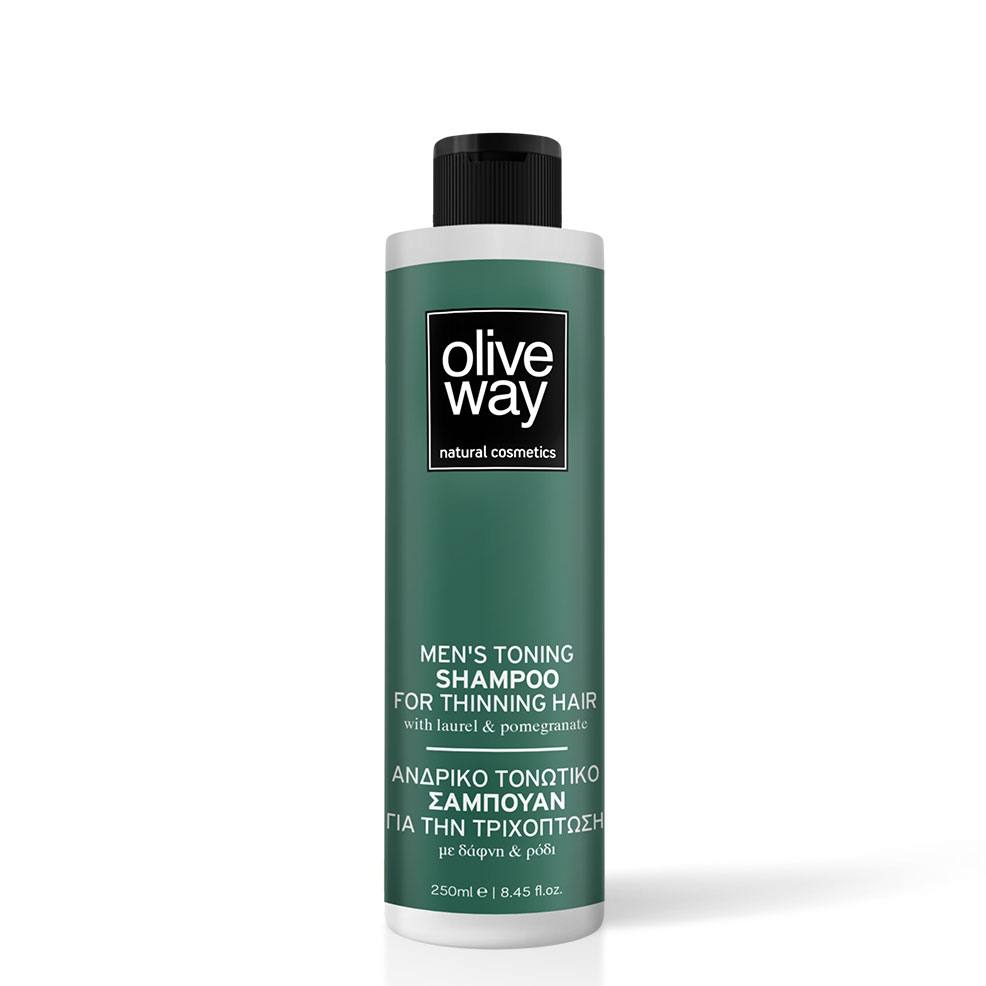 OLIVEWAY Ανδρικό Σαμπουάν κατά της Τριχόπτωσης 250ml Oliveway