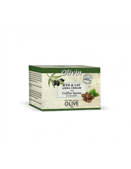 Olivin Eye - Lip Area Cream with coffee beans and cucumber 20ml