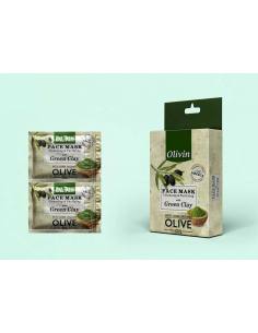 Olivin Mask with Green Clay...