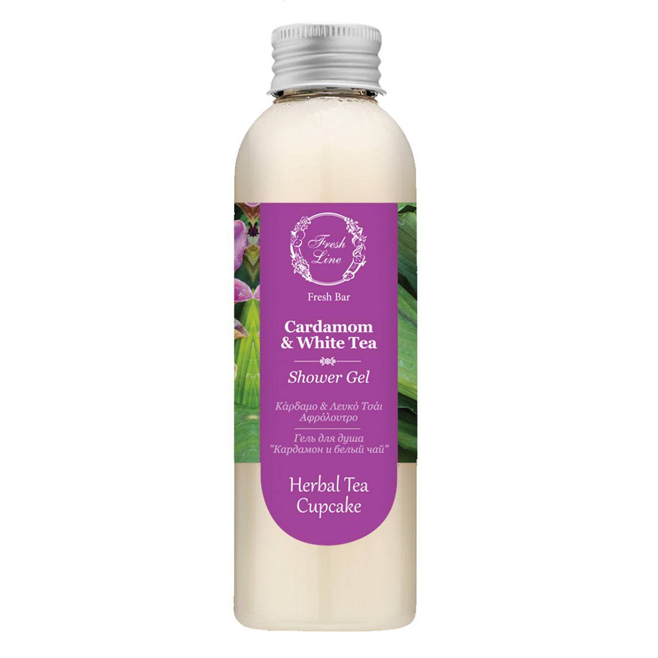 Fresh Line ΚΑΡΔΑΜΟ & ΛΕΥΚΟ ΤΣΑΙ Αφρόλουτρο 200ml