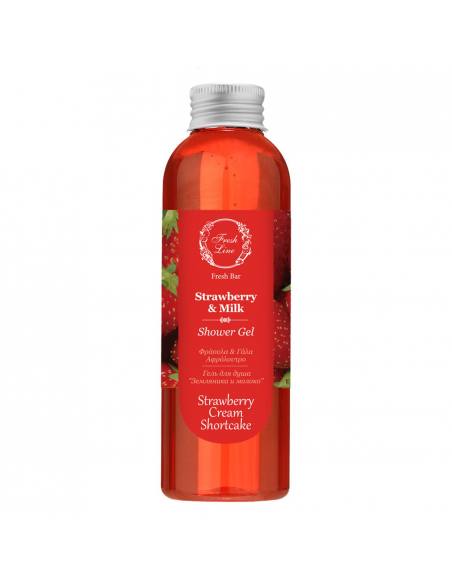 Fresh Line STRAWBERRY & MILK Shower Gel 200ml