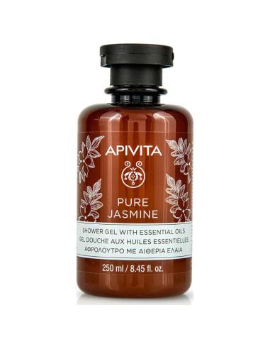 Apivita Pure Jasmine Αφρόλουτρο με Αιθέρια Έλαια 250ml