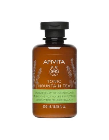 Apivita Tonic Mountain Tea Shower Gel with Essential Oils 250ml