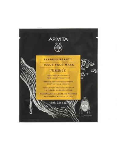 Apivita Tissue Face Mask Mastic Firming & Lifting Effect 15ml