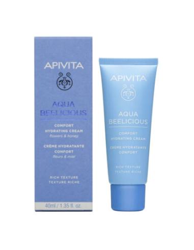 Apivita Aqua Beelicious Απαλή Κρέμα Ενυδάτωσης Πλούσιας υφής 40ml