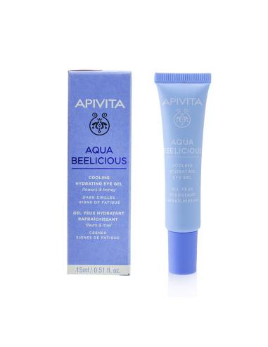 Apivita Aqua Beelicious Δροσιστικό Gel Ενυδάτωσης Για Τα Μάτια 15ml