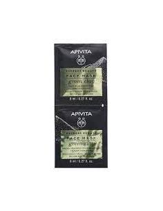 Apivita Express Beauty Face Mask Green Clay for Deep Cleansing 16ml