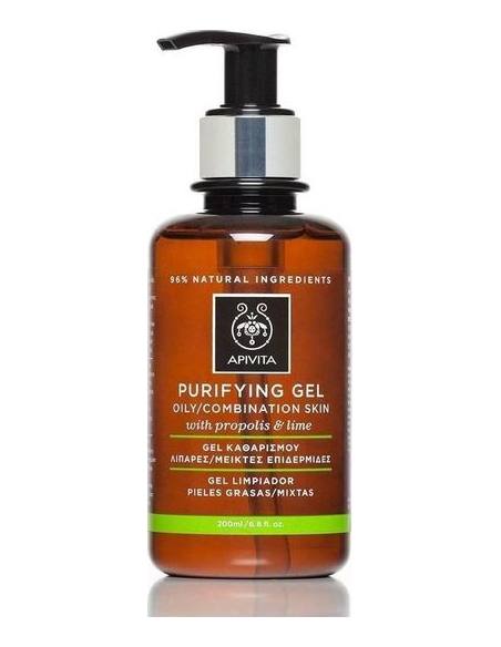 Apivita Purifying Gel for Face with Lime & Propolis 200ml Apivita Purifying Gel for Face with Lime & Propolis 200ml