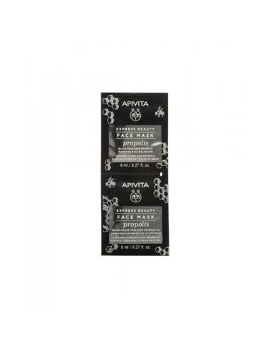 Apivita Express Beauty Black Face Mask Propolis for Purifying & Oil-Balancing 16ml