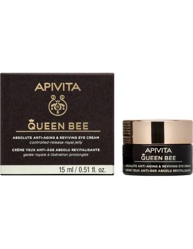 Apivita Queen Bee Κρέμα Ματιών Απόλυτης Αντιγήρανσης & Αναζωογόνησης 15ml