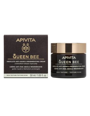 Apivita Queen Bee Absolute Anti-Aging & Regenerating Cream - Rich Texture 50ml