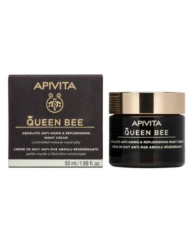 Apivita Queen Bee Κρέμα Νύχτας Απόλυτης Αντιγήρανσης & Εντατικής Θρέψης 50ml