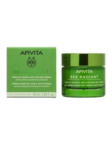Apivita Bee Radiant Signs of Aging & Anti-Fatigue Gel-Cream - Light Texture 50ml