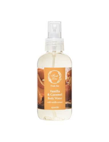 Fresh Line Vanilla & Caramel Body Water 150ml