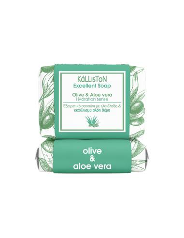 Kalliston Excellent Soap with Aloe Vera & Olive Oil 100gr