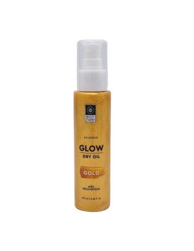 Body Farm Shimmer Glow Dry Oil for Body & Hair Gold 100ml