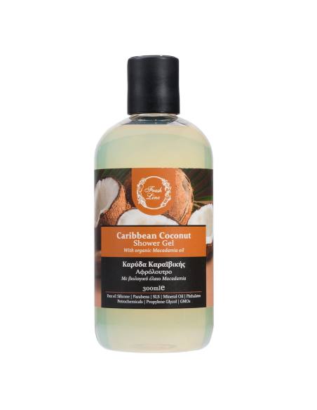 Fresh Line Caribbean Coconut Αφρόλουτρο 300ml Fresh Line Caribbean Coconut Αφρόλουτρο 300ml