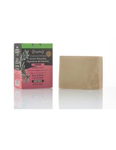 EVERGETIKON Edible-Pure Cretan Olive oil Face & Body Soap Honeysuckle 120-140gr