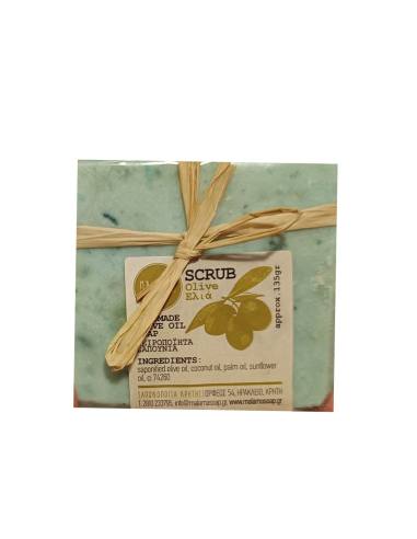 MALAMA Handmade Scrub Olive Oil Soap 135gr