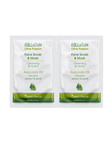 KALLISTON Face Scrub & Mask with Avocado Oil (2x8ml)