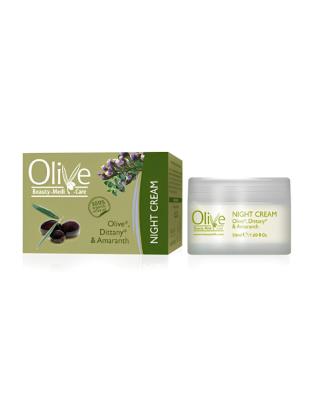 Olive Beauty Medicare Night Cream with Olive, Dittany & Amaranth 50ml