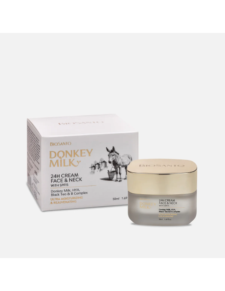 BIOSANTO Donkey 24h Cream Face & Neck with SPF15