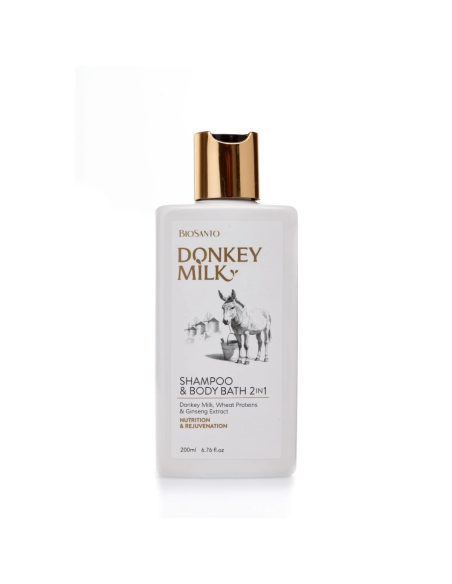 Biosanto Donkey Shampoo & Body Bath 2in1 200ml
